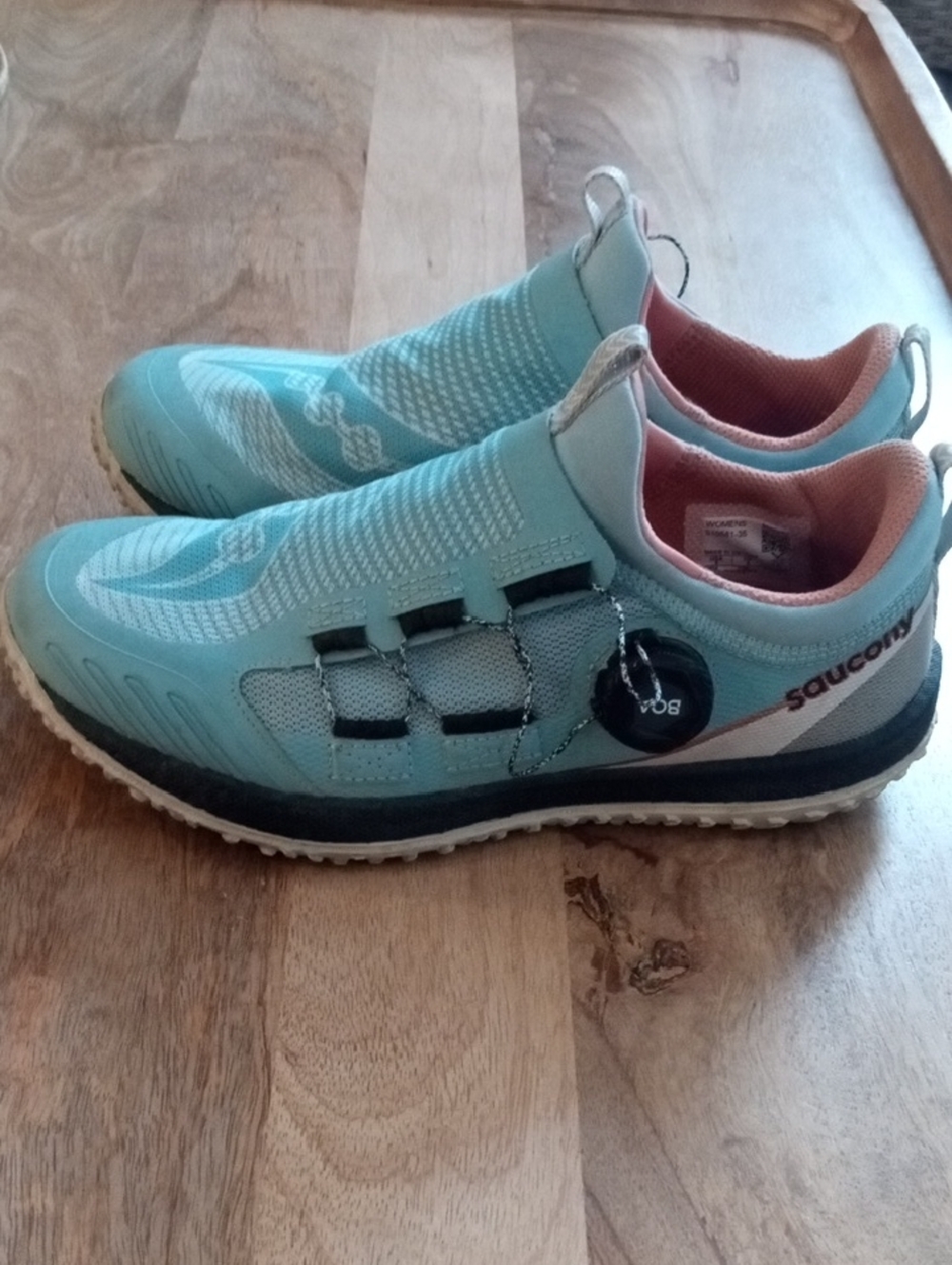 Saucony Light Teal Swithback 2 Running Shoe